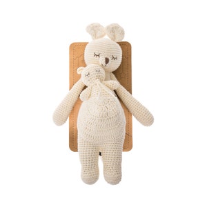 Handmade Plush Toys: Platinum Karo the Softie baby gift birthday gift for boys and girls Baby Shower Gift Newborn Gift Crochet image 5
