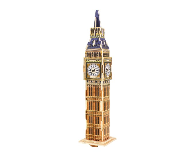 MINIATURE BIG BEN Landmark London Plastic Figures Figurines Terrarium ...