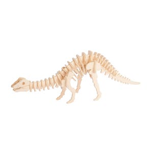 Hands Craft DIY 3D Wood Puzzle: Brontosaurus DIY kids craft, dinosaur kids puzzle, STEM activity (JP219)