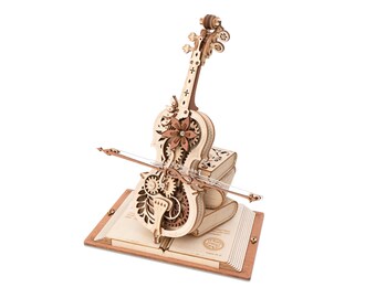 Wooden Puzzle Music Box | Magic Cello