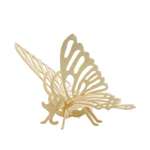 Hands Craft DIY 3D Wooden Puzzle: Butterfly kids craft, kids puzzle, STEM activity (JP204)