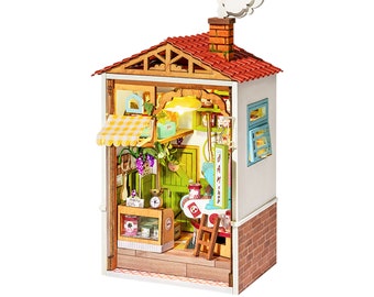 DIY Miniature Model Kit: Sweet Jam Shop with LED lights (DS010) by Hands Craft