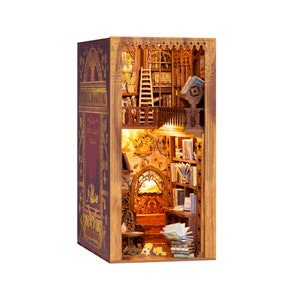 DIY Miniature Kit Book-Nook: Eternal Bookstore w/ Dust Cover and LED Lights