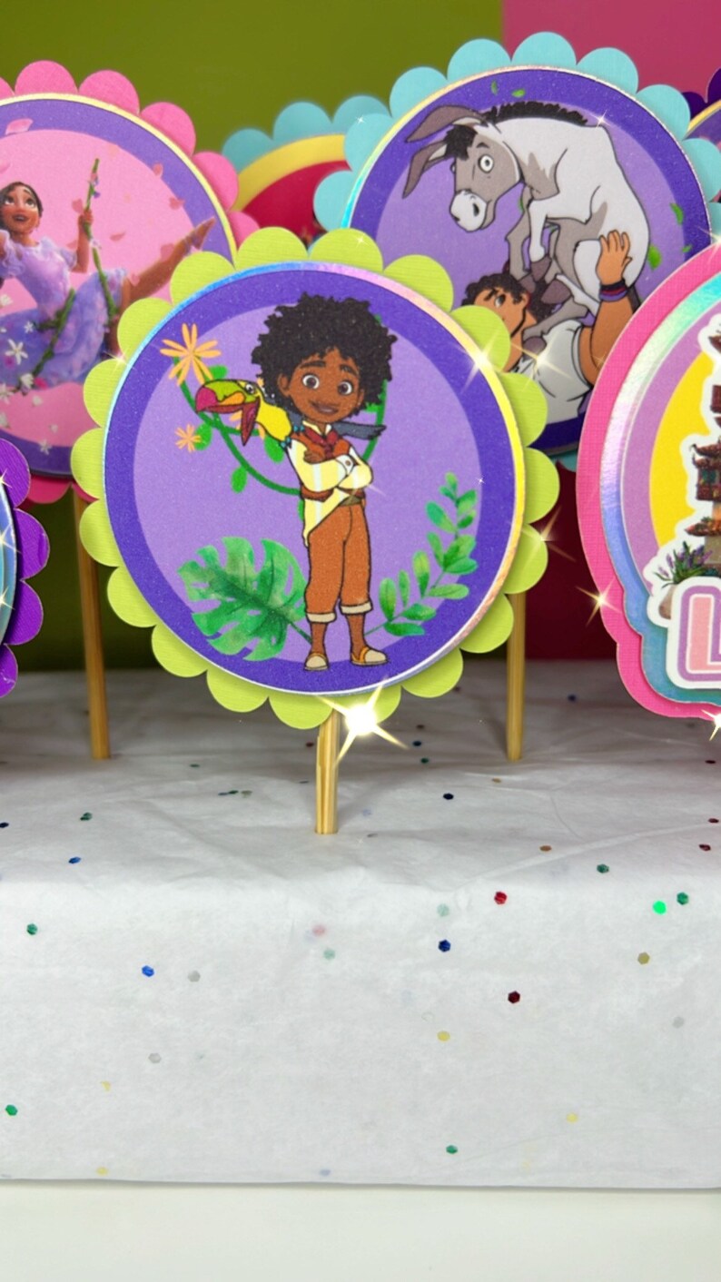 Encanto Theme Cupcake Toppers Etsy