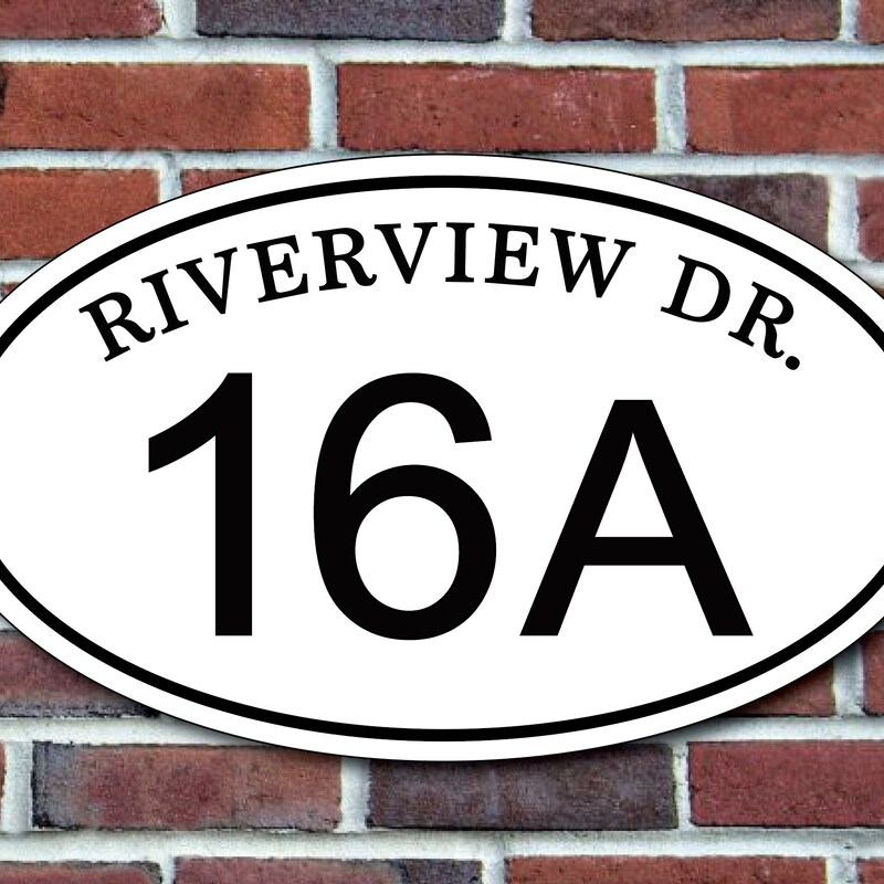 Apartment Number Plaque - Etsy