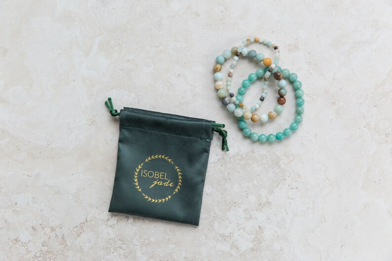 Sandalwood Lava and Amazonite Bracelet Set Jewelry Calming /& Anxiety Lava Bracelet Sandalwood Bracelet Grade AA Amazonite