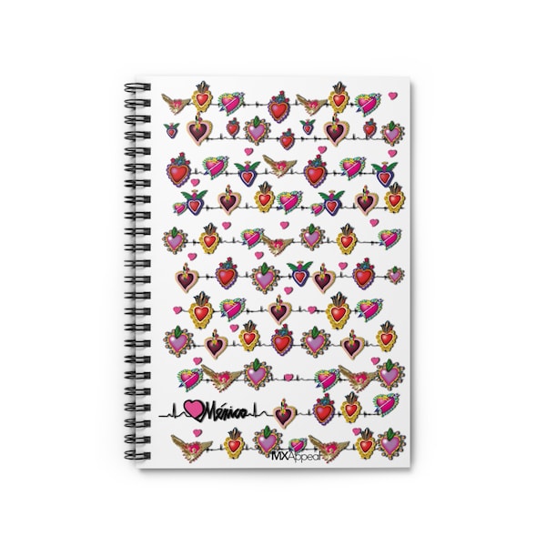 Notebook | Spiral Notebook | Gift ideas | Novelty Notebook | Mexican pride | Frida power | Bordados de México