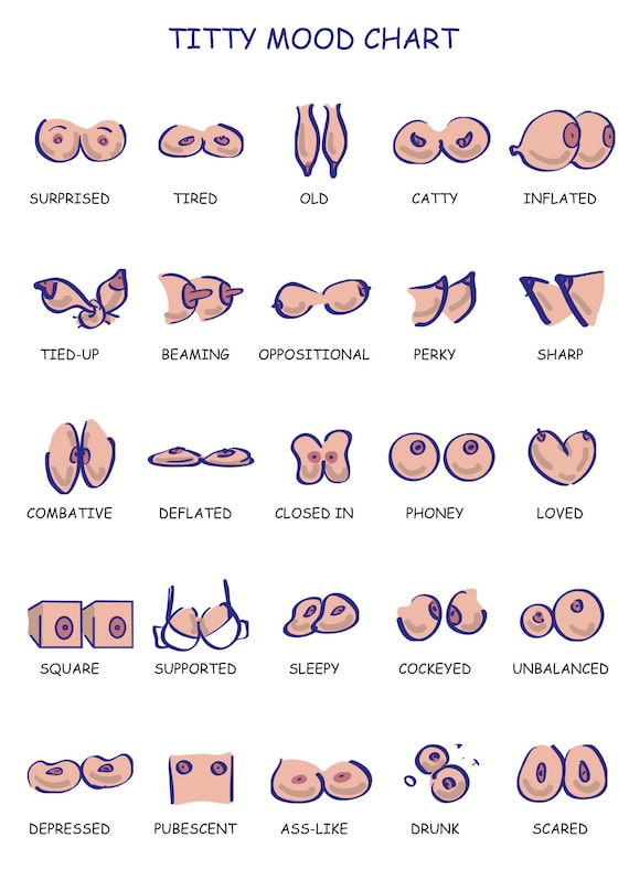 Mood Chart Funny Birthday Card Etsy Australia