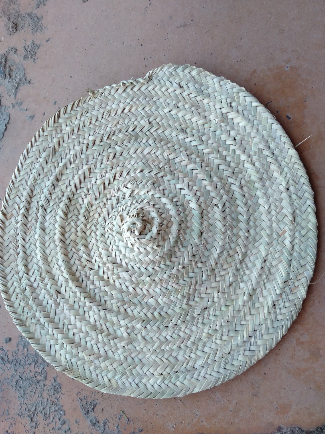 Moroccan Round straw rug 8 16 30 40 inch Size round carpet Etsy