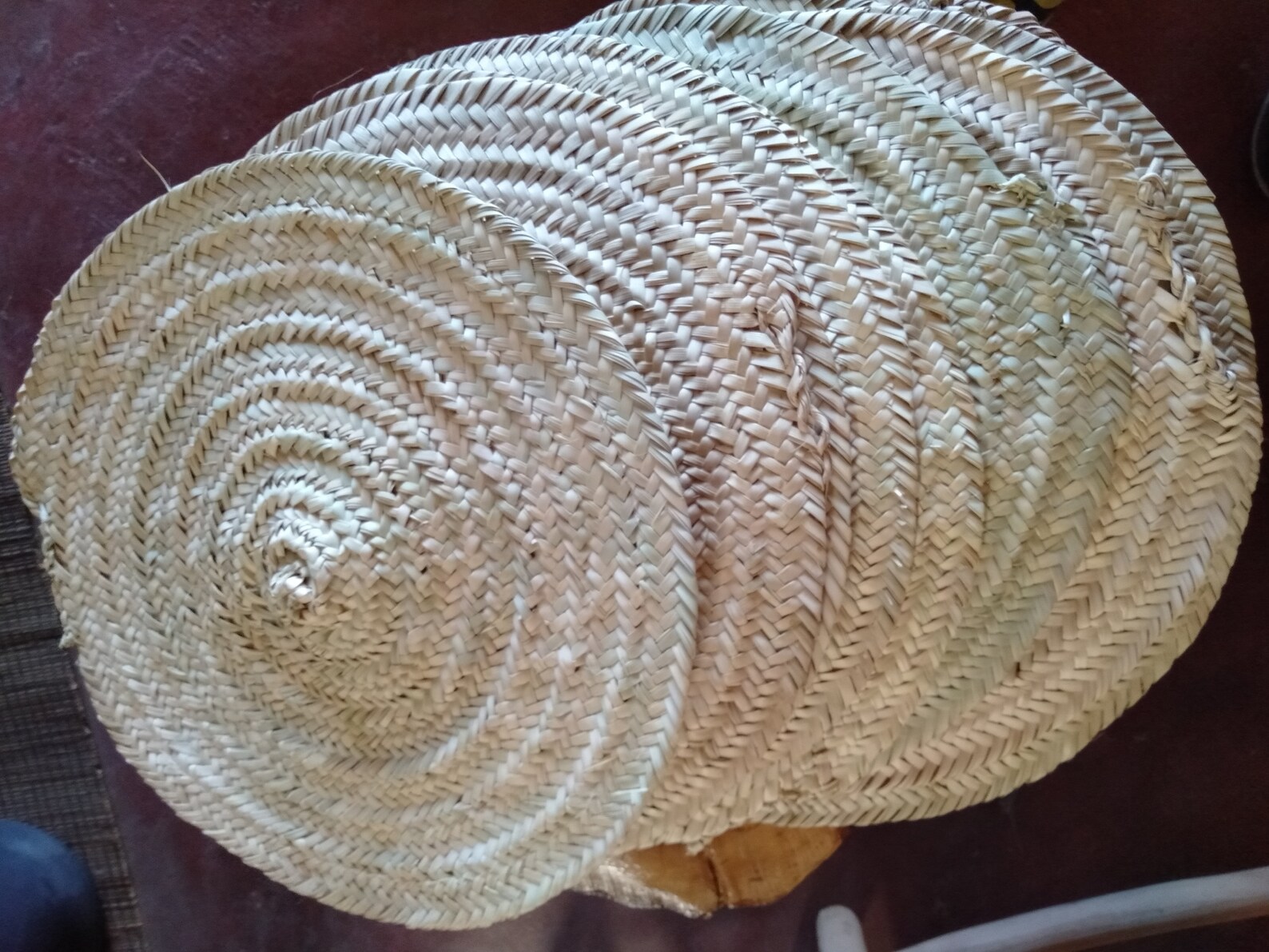 Moroccan Round Straw Rug 8 16 30 40 Inch Size Round Carpet Etsy