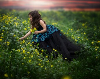 Cynthia* Beautiful girls butterfly dress