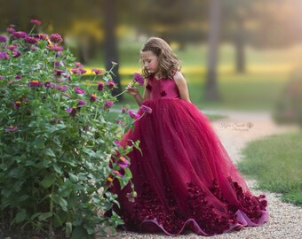 Hazel* Couture Girls Ballgown