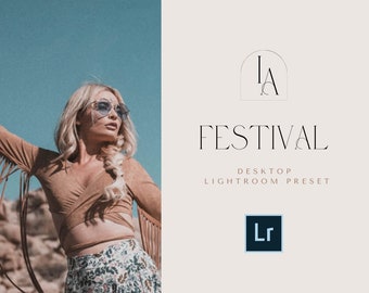 Festival Desktop Lightroom Preset by INDIE GYPSIE PRESETS Influencer Preset Blogger Instagram Lifestyle Fashion Photography