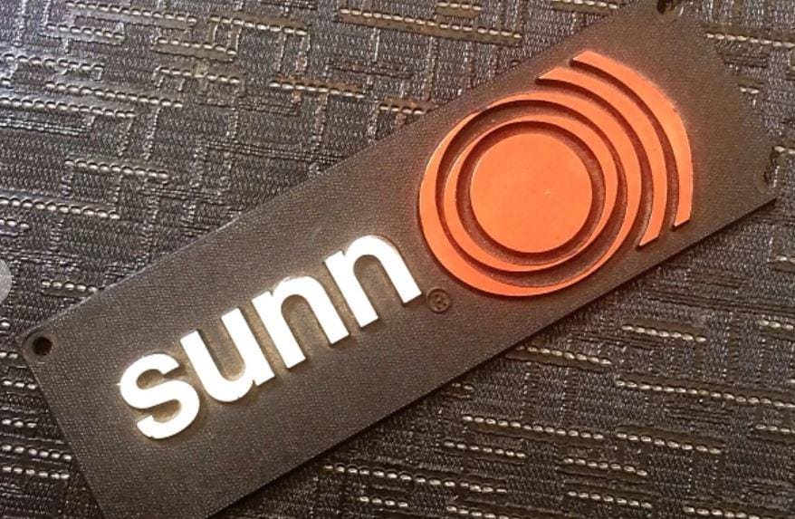 Vintage SUNN O)) logo plate for amp (digital file)