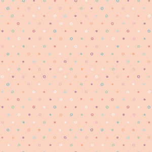 Wild Side -- Tiny dot in peach -- Maywood Studios, tiny dot fabric, dots quilt blender fabric, 100% cotton by the yard