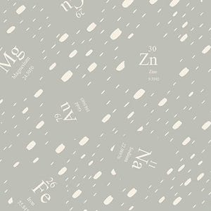 Science Lab - Molecular Formulas - Blank Quilting - scientist quilt fabric, element symbols fabric, 100% cotton by the yard