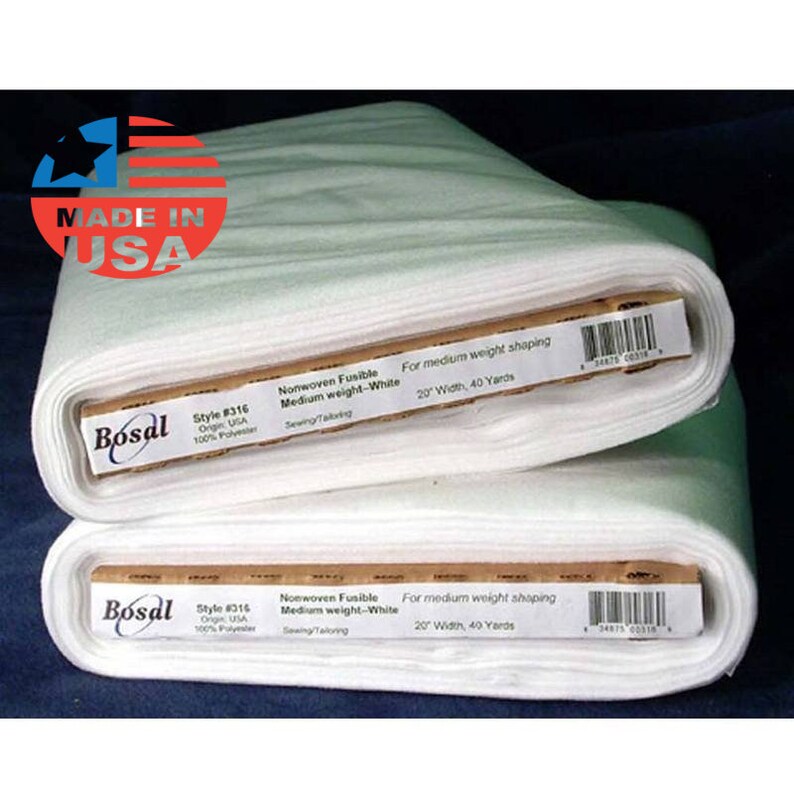 SALE Fusible Interfacing by Bosal Lightweight Fusible Etsy