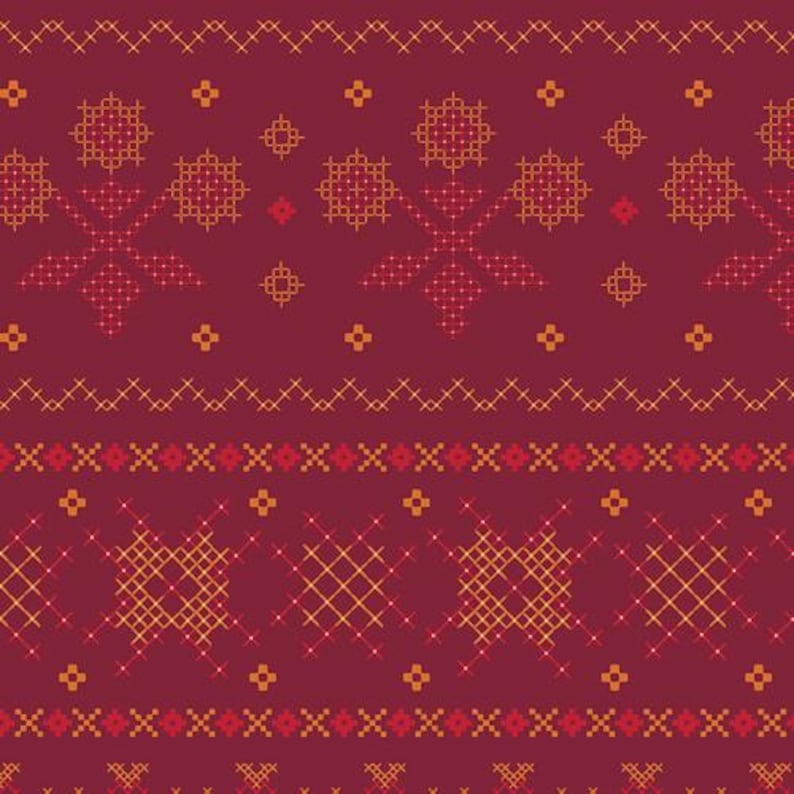 Orange Open Pasture - Horse Quilt Fabric – the Orchard – Art Gallery ...