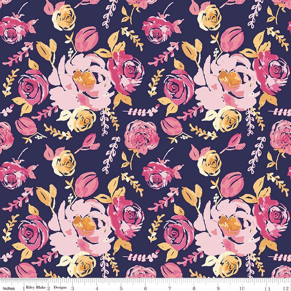 Floral Knit Fabric - Etsy