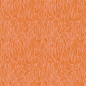 Pieces of India - Tiger Stripes in orange - Paintbrush Studios, quiltstof met tijgerprint, ton sur ton tijgerstreep, 100% katoen op maat gesneden