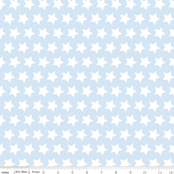 Stars Fabric Light Blue Stars From Riley Blake Fabric By The Etsy Stars Fabric Light Blue Stars From Riley Blake Fabric By The Etsy