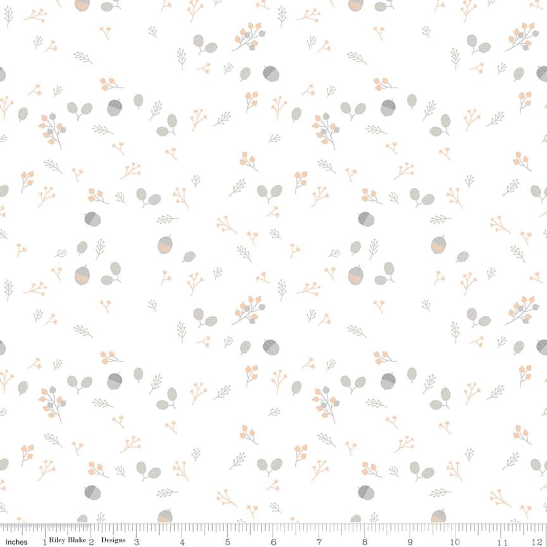 Hush Hush 5 - Foraging - Riley Blake Designs, Low Volume Quilt Fabric ...