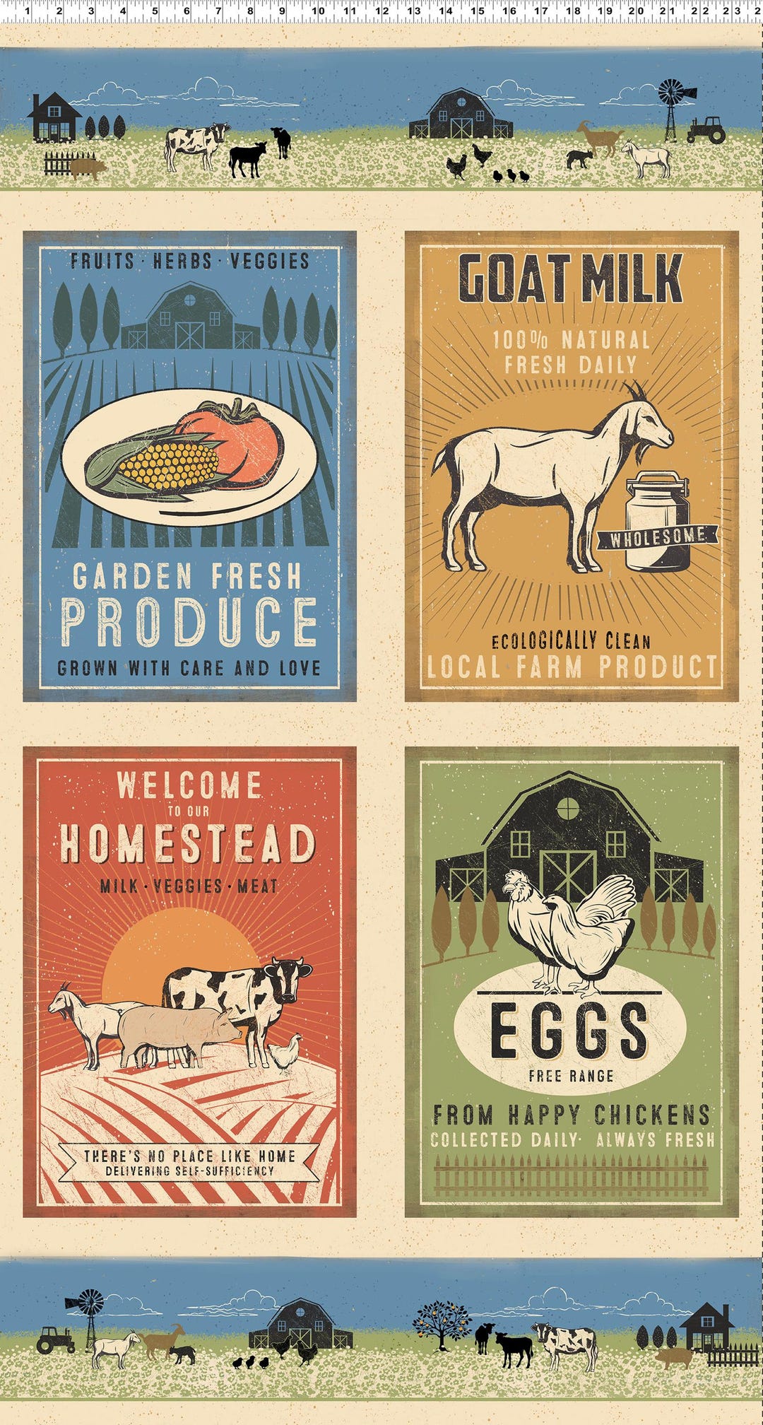 Farm Panel Pattern Farm 24
