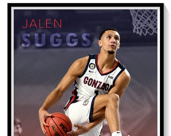 2020-21 Gonzaga Basketball Huge 13/”x19/” Commemorative Cover Poster