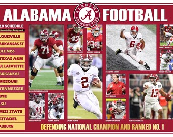 Nick Sabans Alabama Crimson Tide Dynasty 5 Titles Etsy