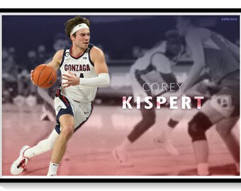 2020-21 Gonzaga Basketball Huge 13/”x19/” Commemorative Cover Poster