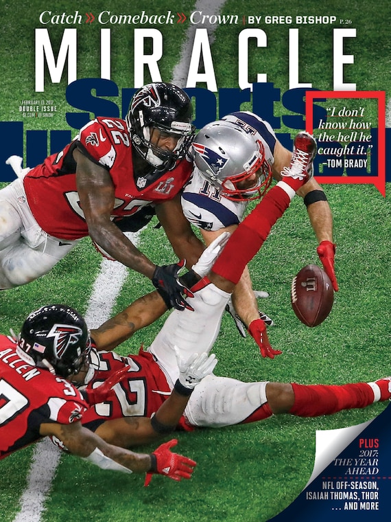 Patriots Claim Super Bowl LI Sports Illustrated 11x14 Cover | Etsy