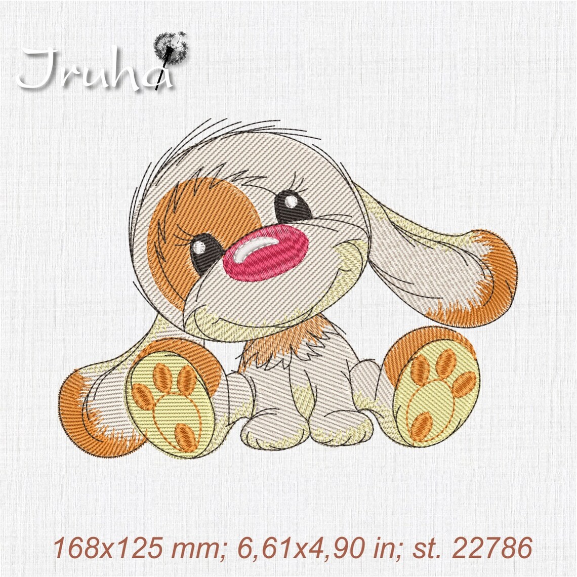 Girl Dog Machine Embroidery Designs for Baby Children Instant Etsy