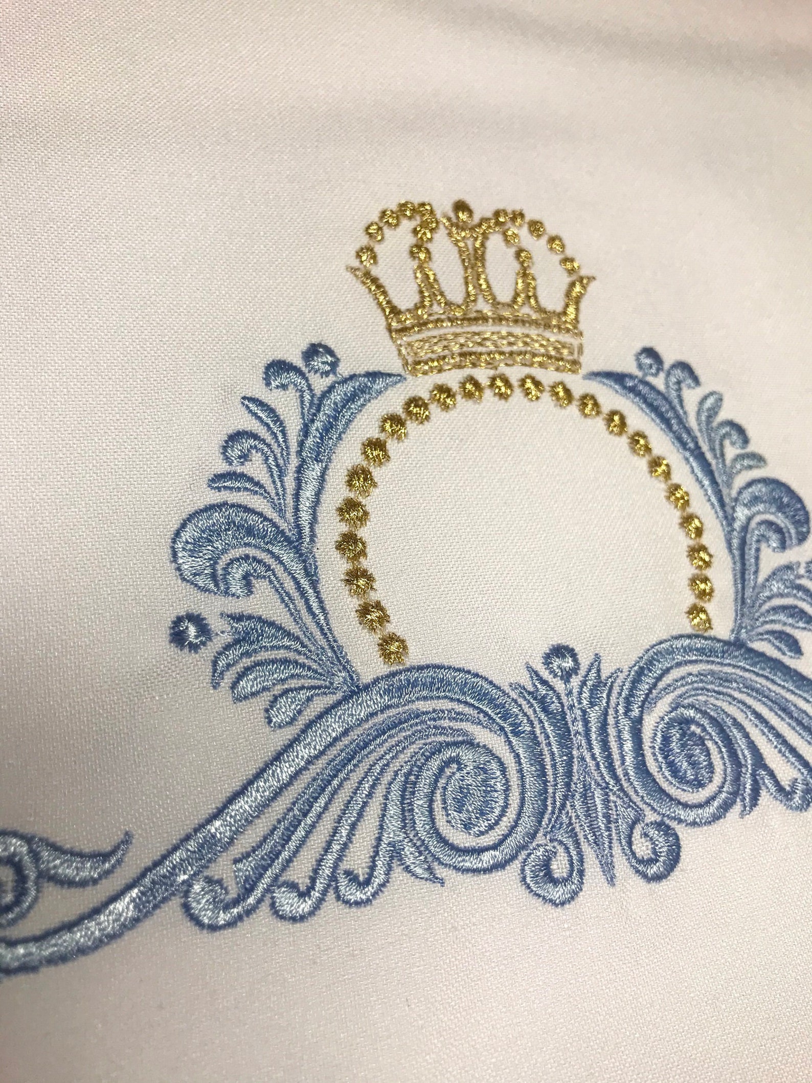 Frame Crown Embroidery Frame Crown Embroidery