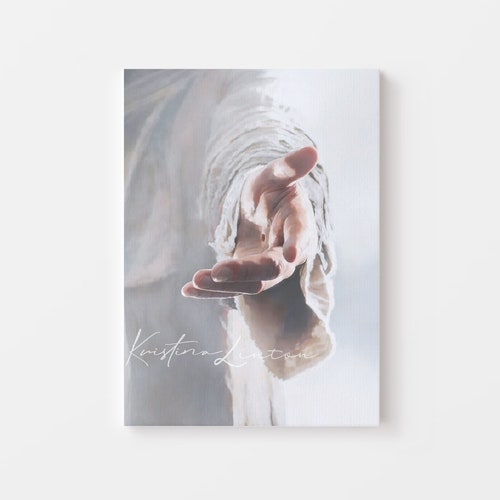 Canvas Wrap Religious Art Jesus Christ Reaching Out - Etsy
