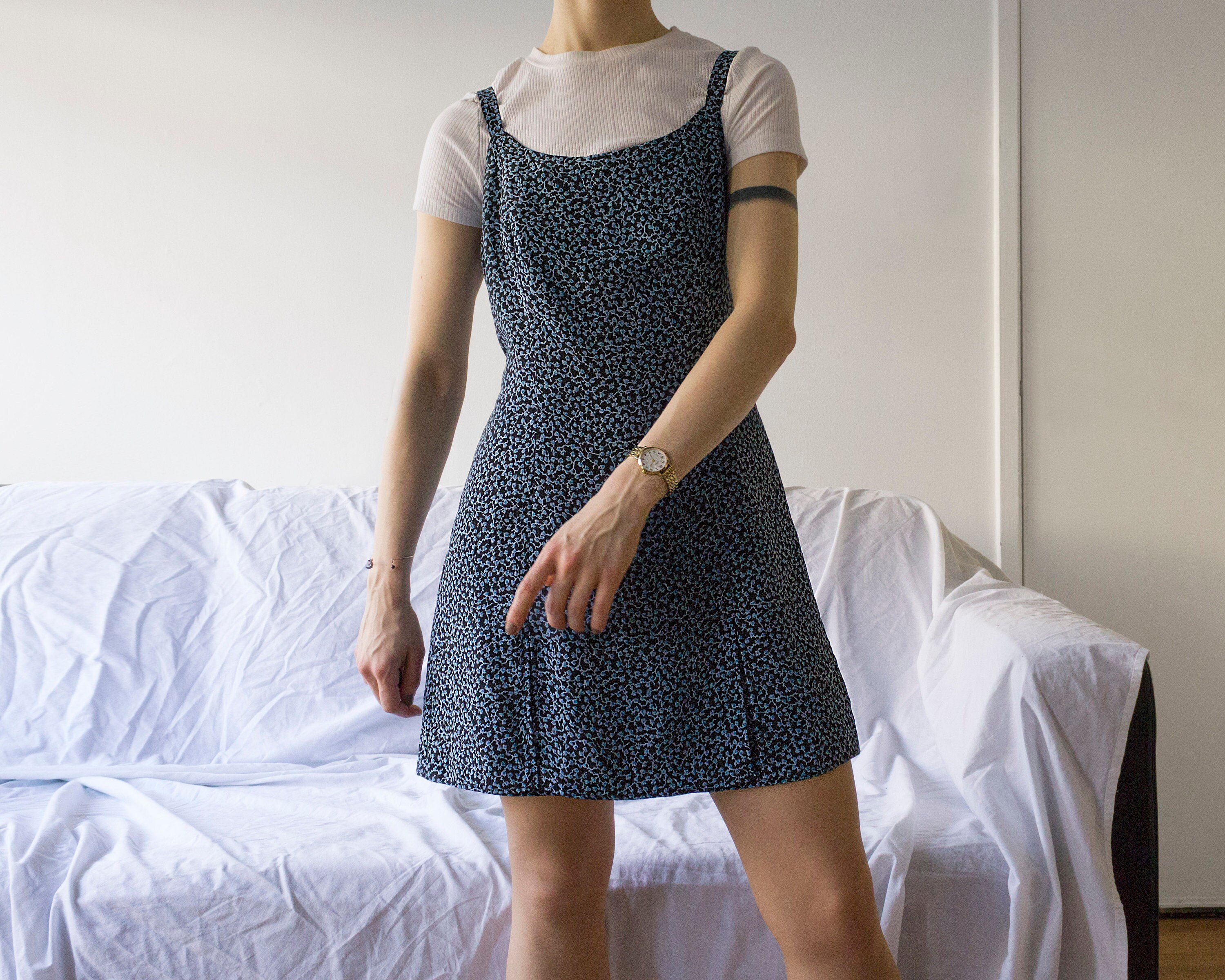 navy blue romper dress