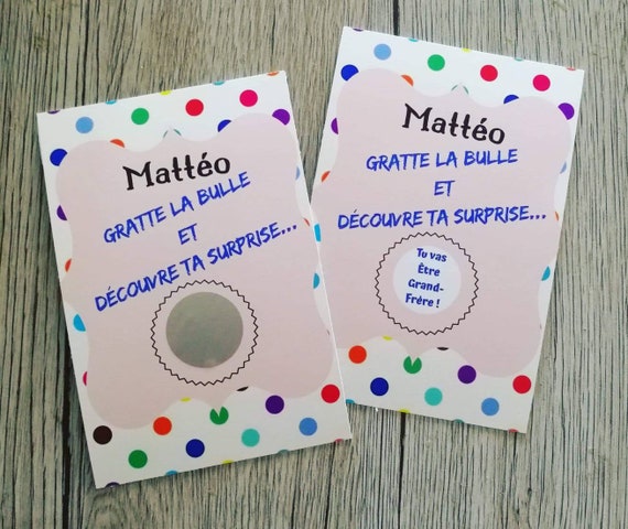Carte A Gratter Annonce Grand Frere Carte Annonce Grossesse Etsy Carte A Gratter Annonce Grand Frere Carte Annonce Grossesse Etsy