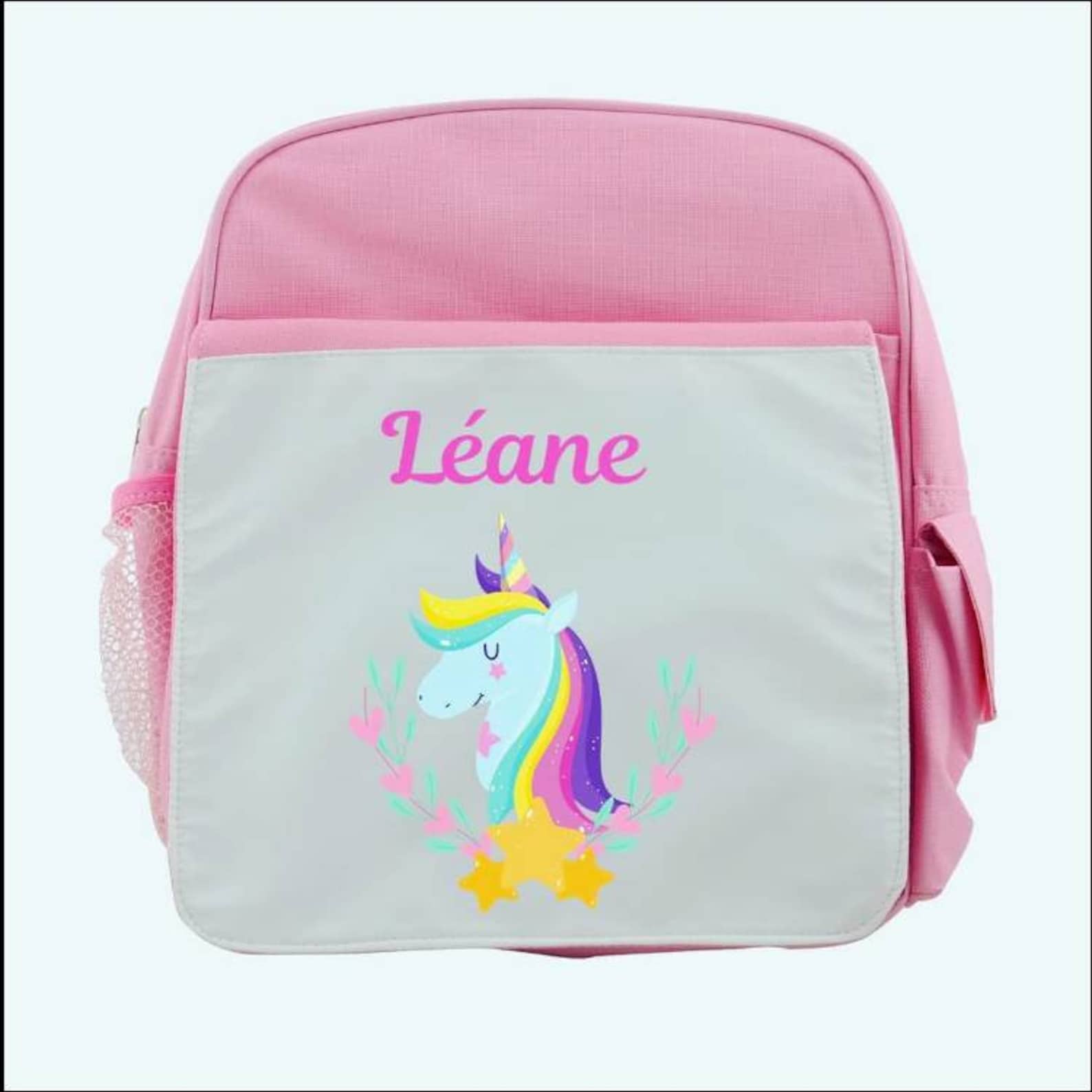 Zaino Personalizzato Per Bambini Con Nome E Orso Ricamato, Leggero Per Asilo E Scuola, 2-6 Anni, Regalo Compleanno/Natale