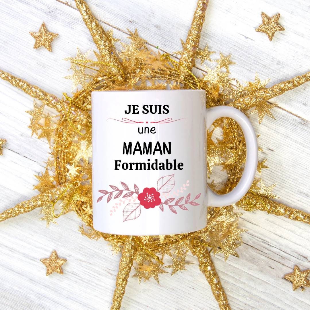 Mug Pour Une Maman Formidable, Cadeau Maman, Maman
