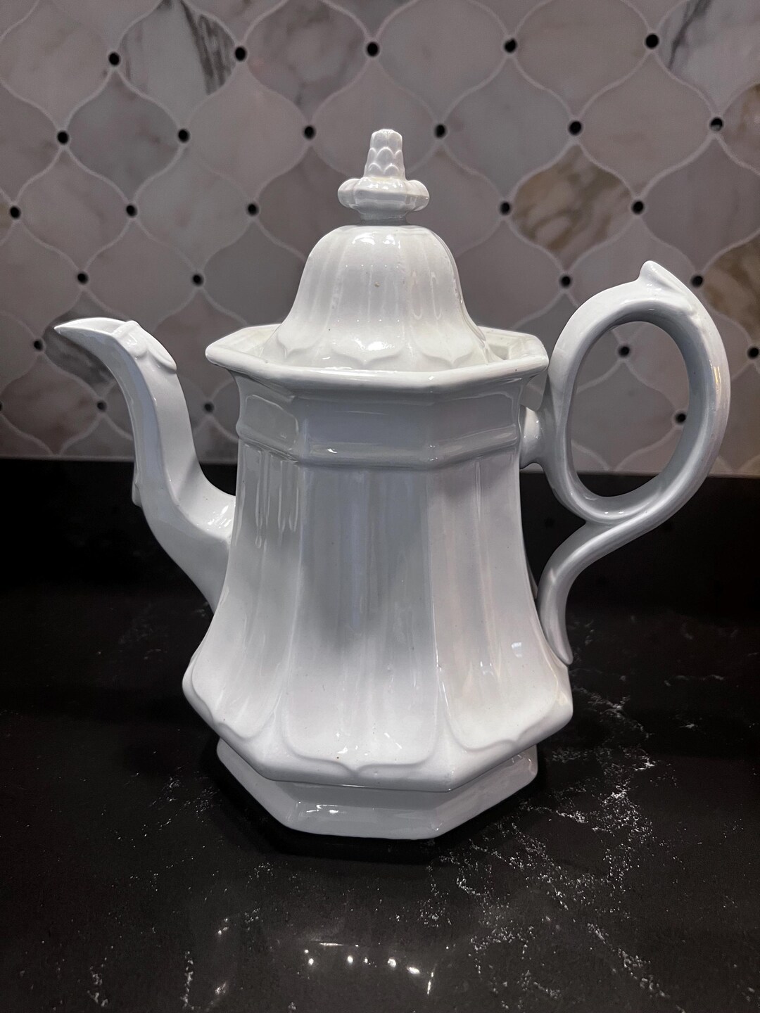 Antique T&R Boote Ironstone Coffee Pot Sydenham Pattern - Etsy