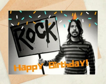 The Rolling Stones birthday card printable celebrity card | Etsy
