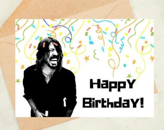 The Rolling Stones birthday card printable celebrity card | Etsy