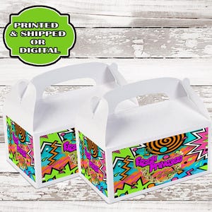 Fresh Princess Favor Bags - Custom Gable Box - Fresh Prince Birthday - The Fresh Prince - Printable - Printed - Goodie Boxes