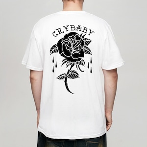 Crybaby T-Shirt | 100% Organic Cotton T-Shirt | Classic Traditional Tattoo Print | Streetwear-Tattoo Shirt Design