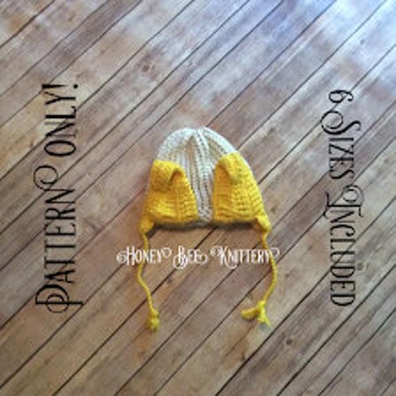 Banana Hat PATTERN ONLY 6 Sizes 