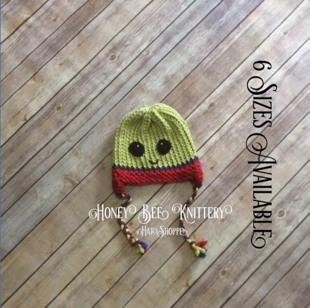 Alien Hat - 6 Sizes Available, READY TO SHIP; Green, Lime, Red, Blue ...