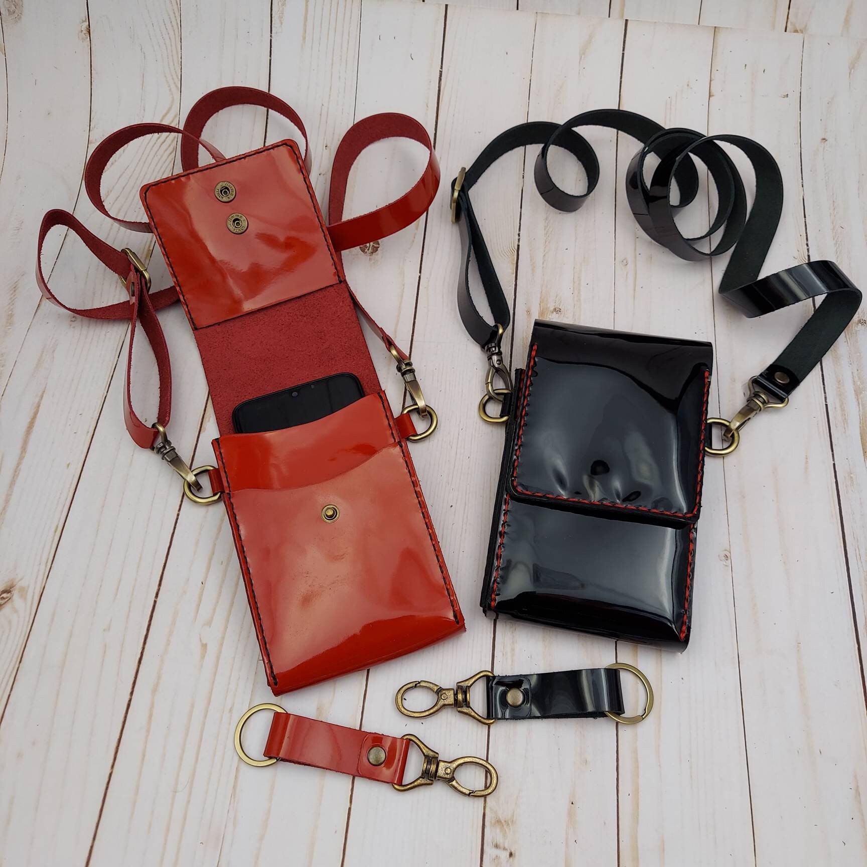 Céline Wallets Red Patent leather ref.9521 - Joli Closet