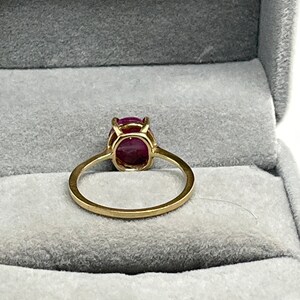 Antique Genuine Ruby 14k Gold Ladies Ring - Etsy