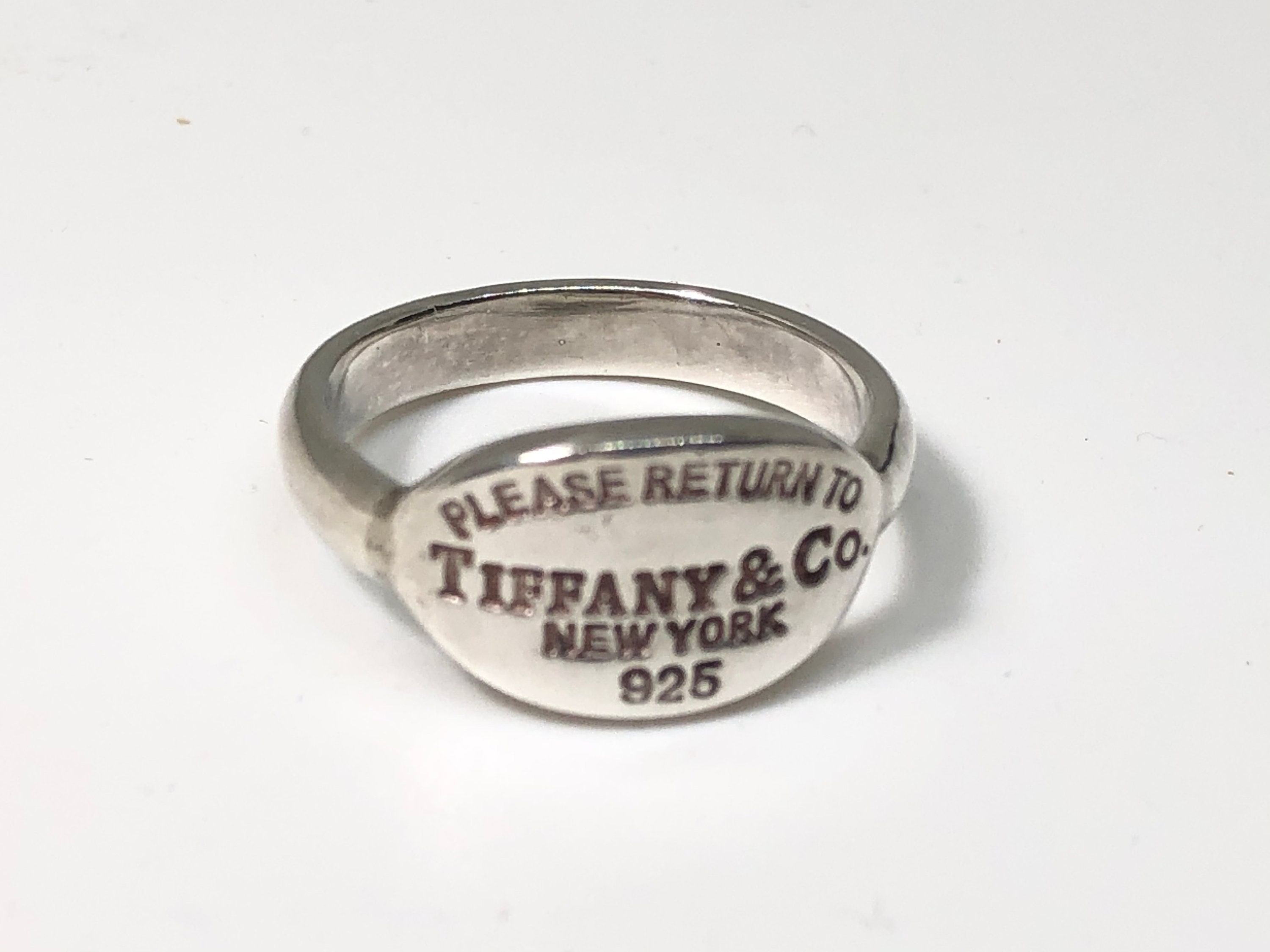 Authentic Please Return to Tiffany & Co Sterling Silver Ring Etsy