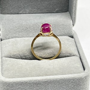 Antique Genuine Ruby 14k Gold Ladies Ring - Etsy