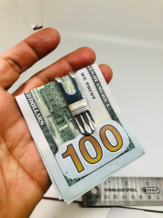 Pinza Clip Porta Billetes Con Sello De Plata De Ley Espana Elsa